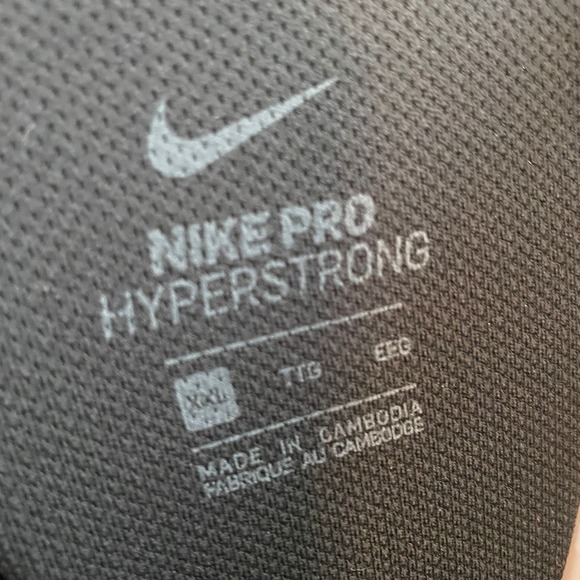 NWT Nike HyperStrong Padded NBA Player Issue Compression Shorts Black XXL 881966 - Picture 9 of 14
